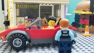 Lego Man Gets Pulled Over